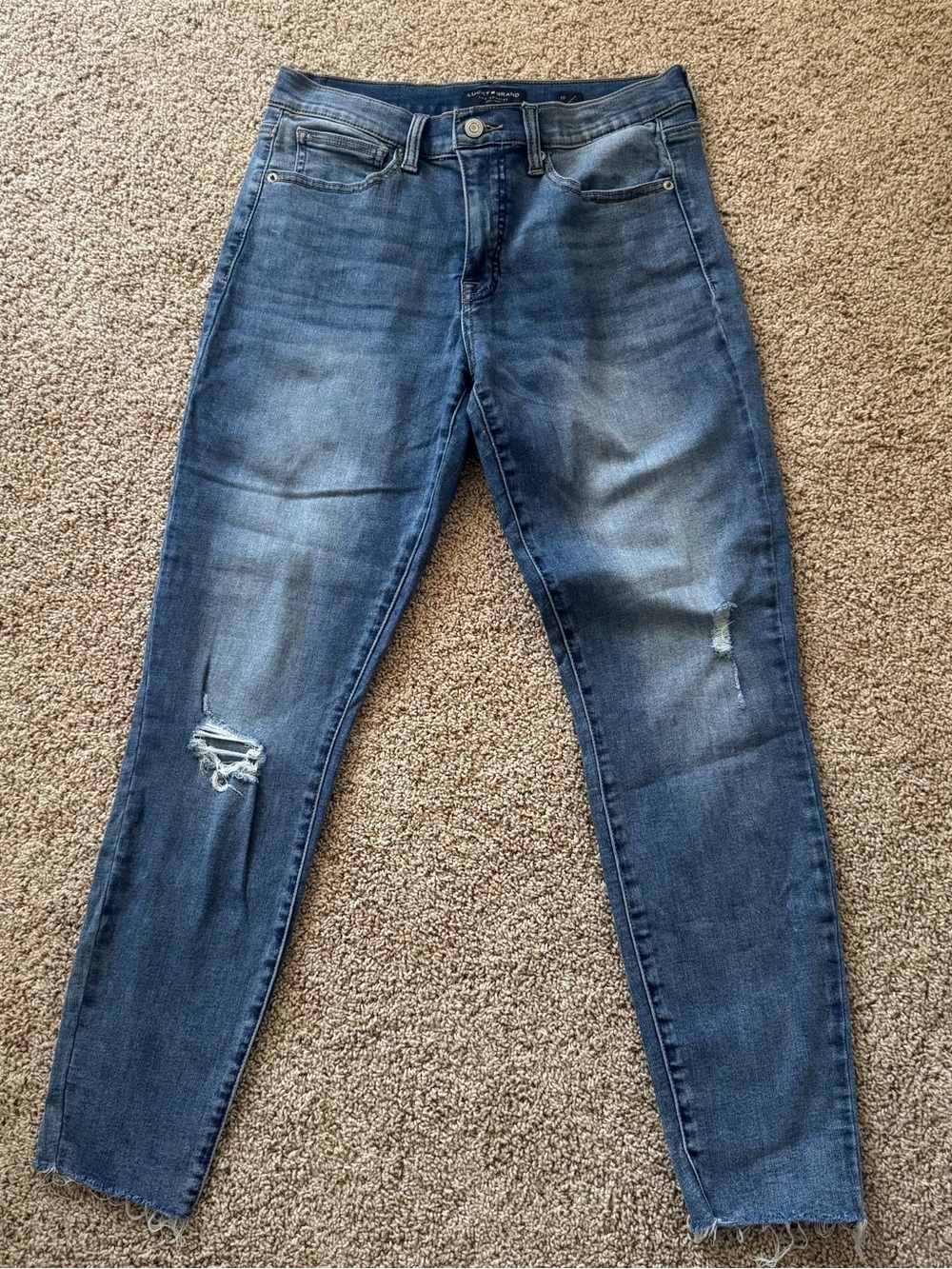 Lucky Brand Distressed Skinny Jeans